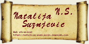 Natalija Sužnjević vizit kartica